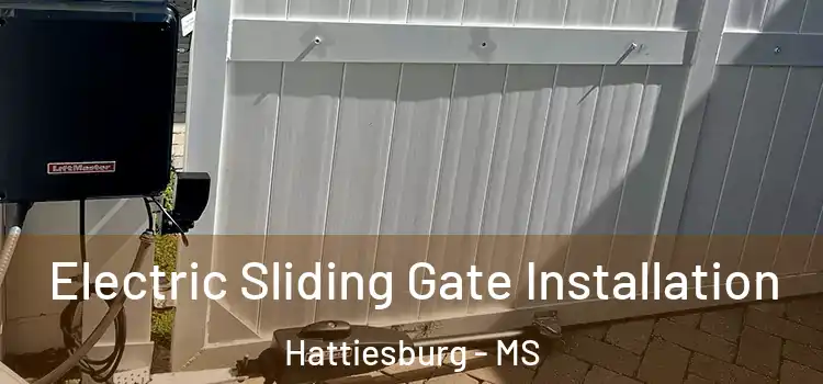  Electric Sliding Gate Installation Hattiesburg - MS